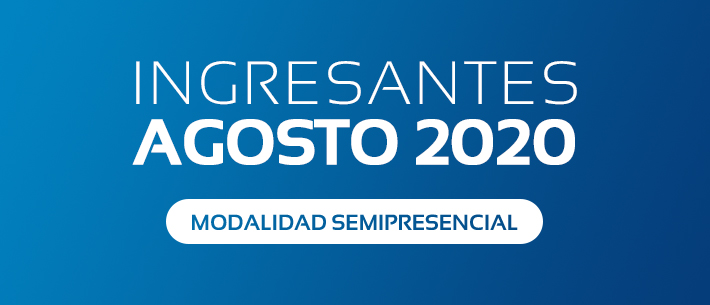 Seminario para Ingresantes Agosto 2020 (Modalidad Semipresencial)