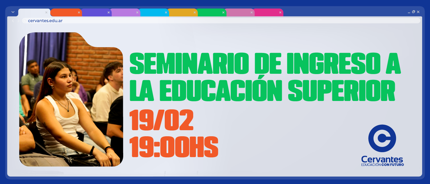 Seminario de Ingreso a la Educaci&oacute;n Superior - Marzo 2026