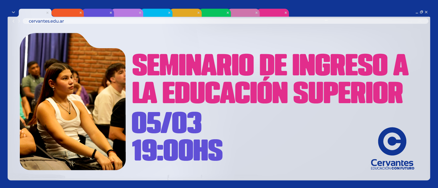 Seminario de Ingreso a la Educaci&oacute;n Superior - Marzo 2026